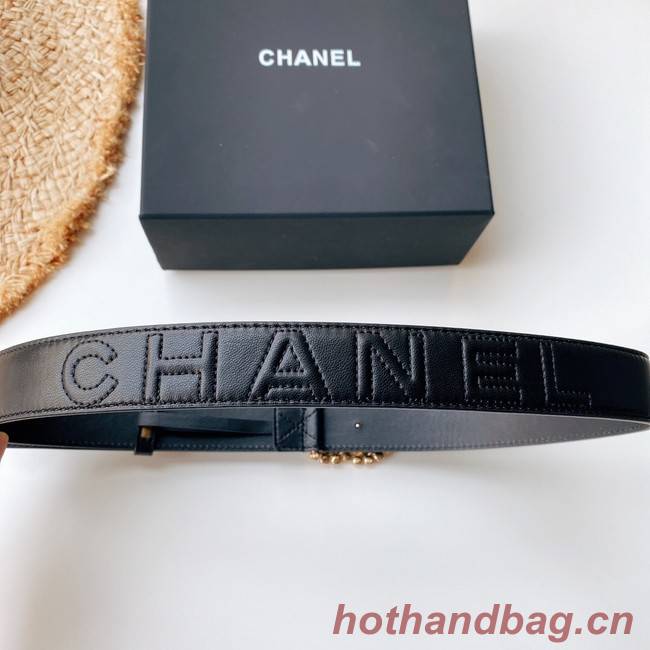 Chanel 30MM Leather Belt CH2587