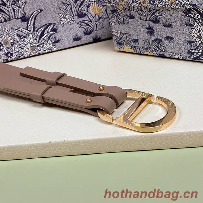 DIOR 30 MONTAIGNE BELT Smooth Calfskin 30 MM B0306UVW