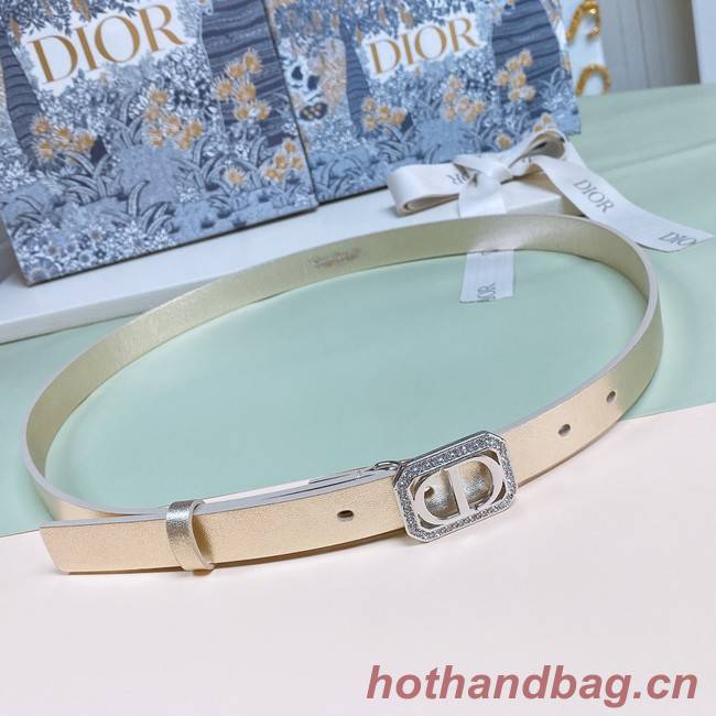 DIOR 30 MONTAIGNE CRYSTALS 15 MM BELT Smooth Calfskin B0298UWFS