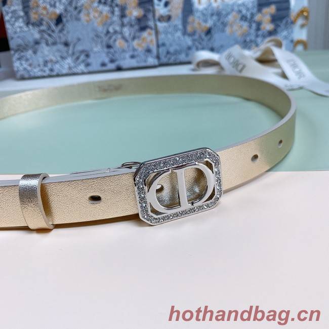 DIOR 30 MONTAIGNE CRYSTALS 15 MM BELT Smooth Calfskin B0298UWFS