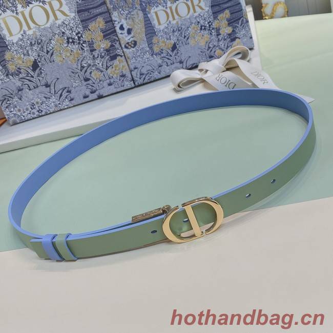 DIOR 30 MONTAIGNE REVERSIBLE BELT 20 MM Calfskin B0178UW