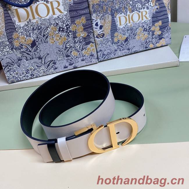 DIOR 30 MONTAIGNE REVERSIBLE BELT 35 MM B0179UWG