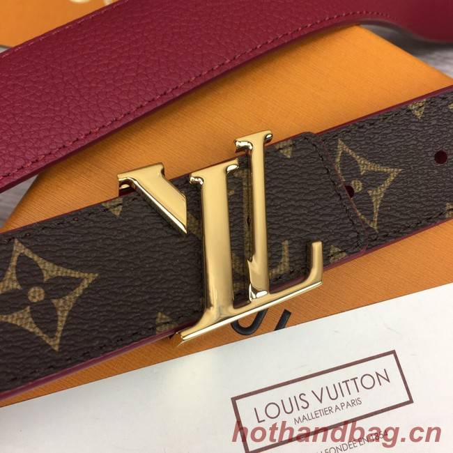 Louis Vuitton calf leather 35MM BELT M0456S