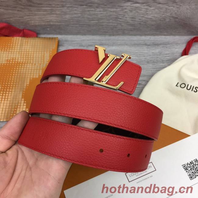 Louis Vuitton calf leather 35MM BELT M0456S