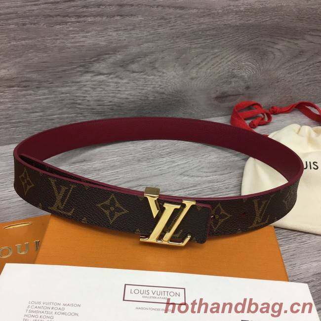 Louis Vuitton calf leather 35MM BELT M0456S