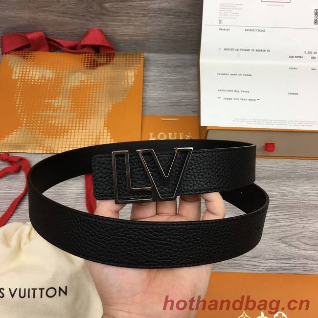 Louis Vuitton calf leather 35MM BELT M0457S