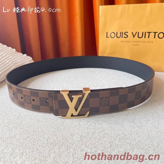 Louis Vuitton calf leather 40MM BELT M0460S