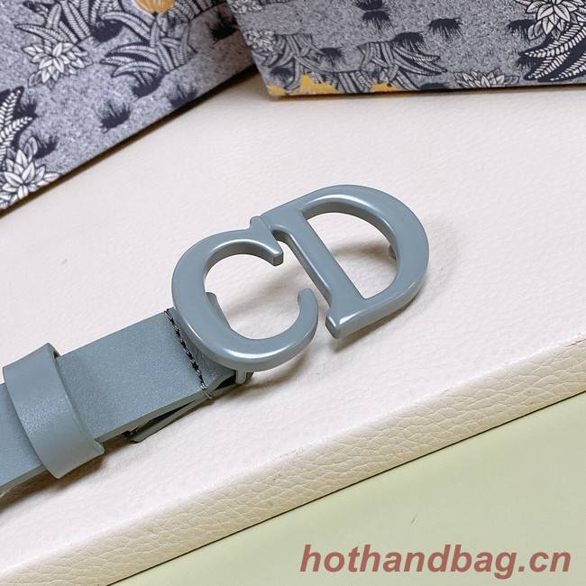 DIOR 30 MONTAIGNE REVERSIBLE BELT 20 MM Calfskin B0181UW