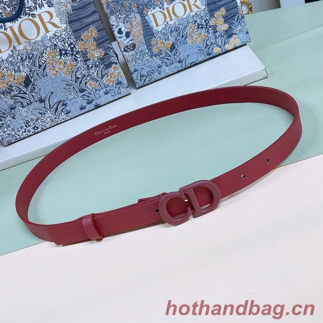 DIOR 30 MONTAIGNE REVERSIBLE BELT 20 MM Calfskin B0183UW