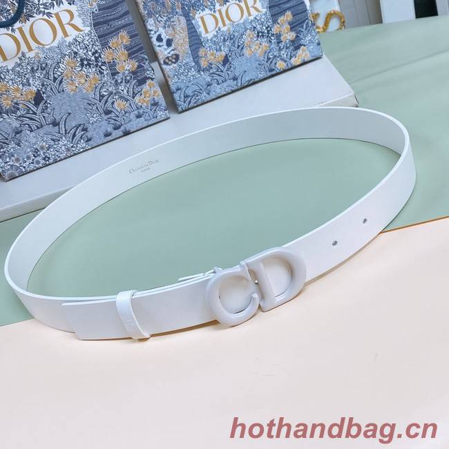 DIOR 30 MONTAIGNE REVERSIBLE BELT 20 MM Calfskin B0185UW