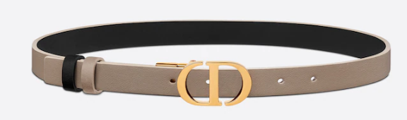 DIOR 30 MONTAIGNE REVERSIBLE BELT Calfskin 20 MM B0179U