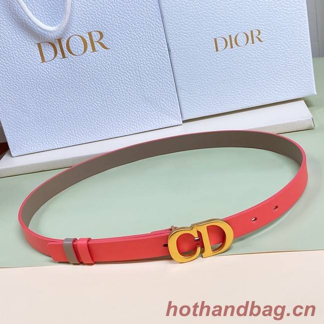 DIOR 30 MONTAIGNE REVERSIBLE BELT Calfskin 20 MM B0180U