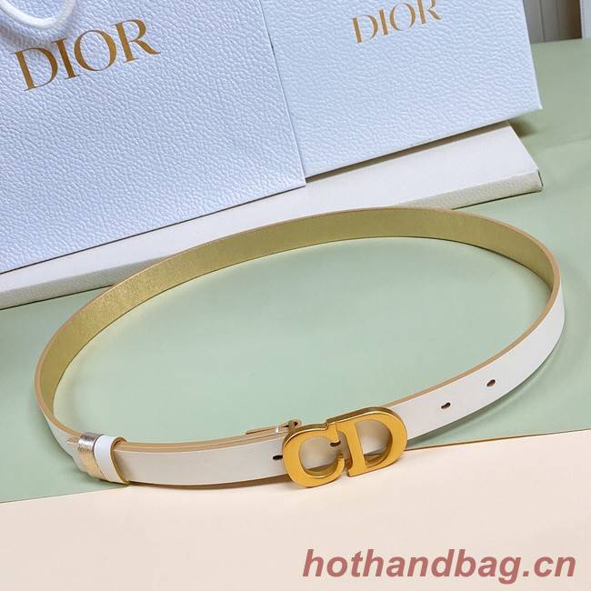 DIOR 30 MONTAIGNE REVERSIBLE BELT Calfskin 20 MM B0181U