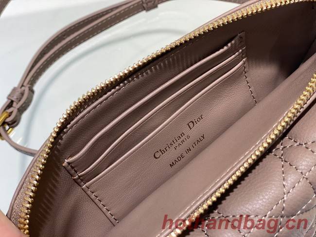 DIOR CARO POUCH WITH CHAIN Supple Cannage Calfskin S5125UWH Blush