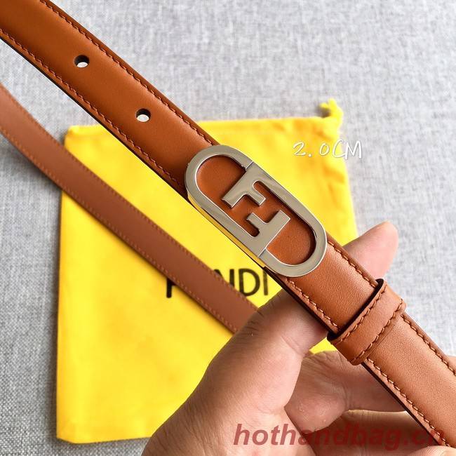 Fendi Leather Belt 20MM 2756