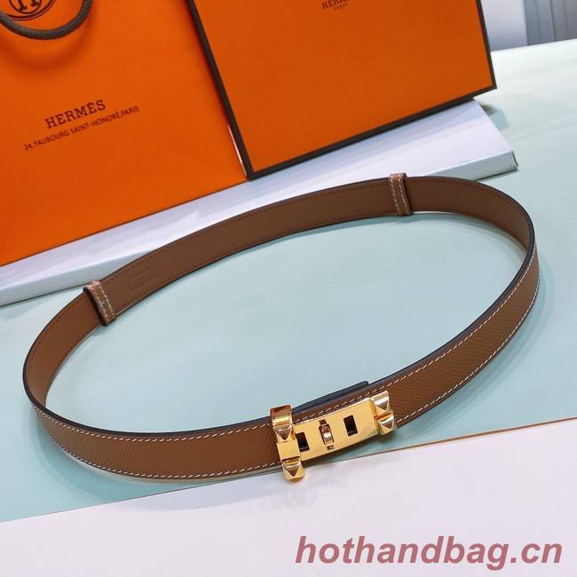 Hermes Leather Belt 24MM 26995