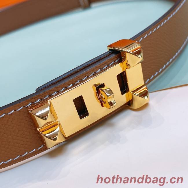 Hermes Leather Belt 24MM 26995