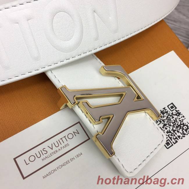 Louis Vuitton calf leather 35MM BELT M0467S