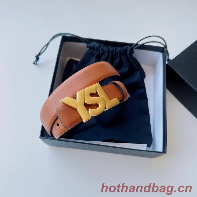 Yves saint Laurent calf leather BELT 26991