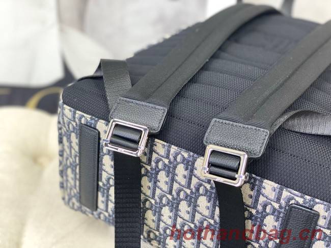 DIORTRAVEL BACKPACK Blue Dior Oblique Jacquard  M6104STZQ