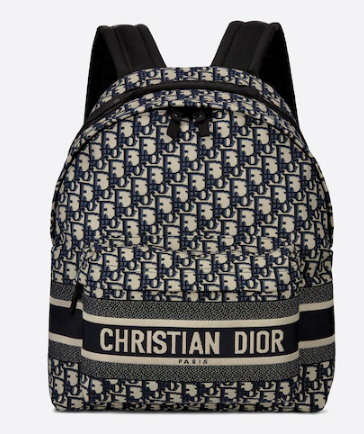 DIORTRAVEL BACKPACK Blue Dior Oblique Jacquard  M6104STZQ