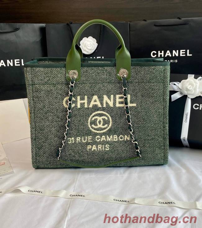 Chanel LARGE SHOPPING BAG A66941 green