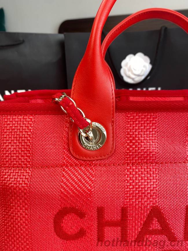 Chanel LARGE SHOPPING BAG A66941 red