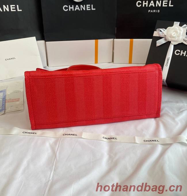 Chanel LARGE SHOPPING BAG A66941 red