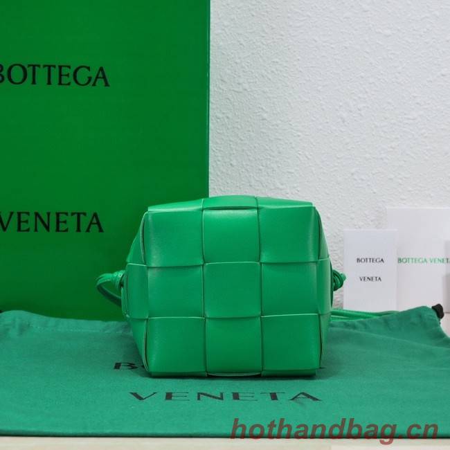 Bottega Veneta Small Cassette Bucket Bag 680218 Parakeet