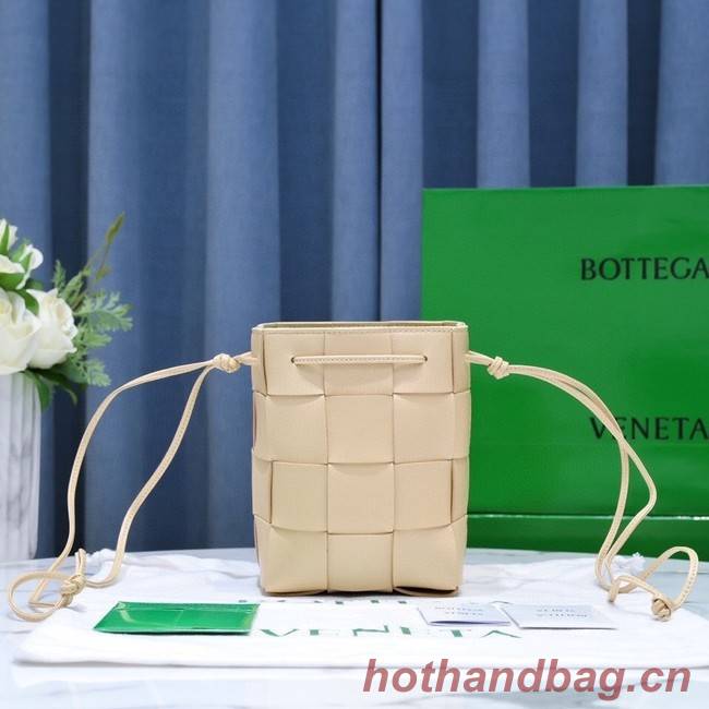 Bottega Veneta Small Cassette Bucket Bag 680218 Porridge