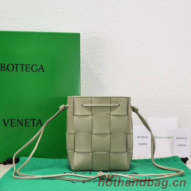 Bottega Veneta Small Cassette Bucket Bag 680218 Travertine