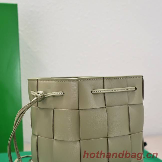 Bottega Veneta Small Cassette Bucket Bag 680218 Travertine