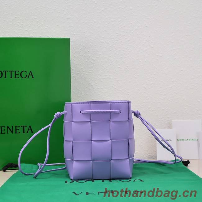 Bottega Veneta Small Cassette Bucket Bag 680218 Wisteria