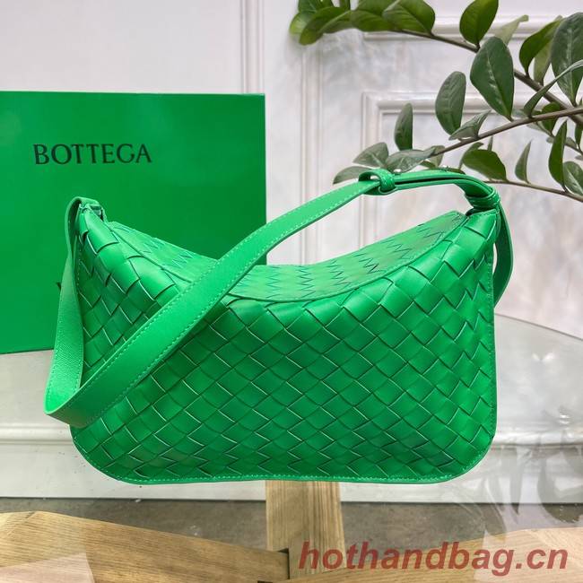 Bottega Veneta Intreccio leather shoulder bag 690226 Parakeet