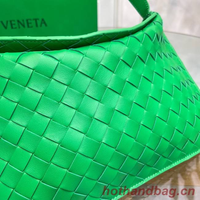 Bottega Veneta Intreccio leather shoulder bag 690226 Parakeet