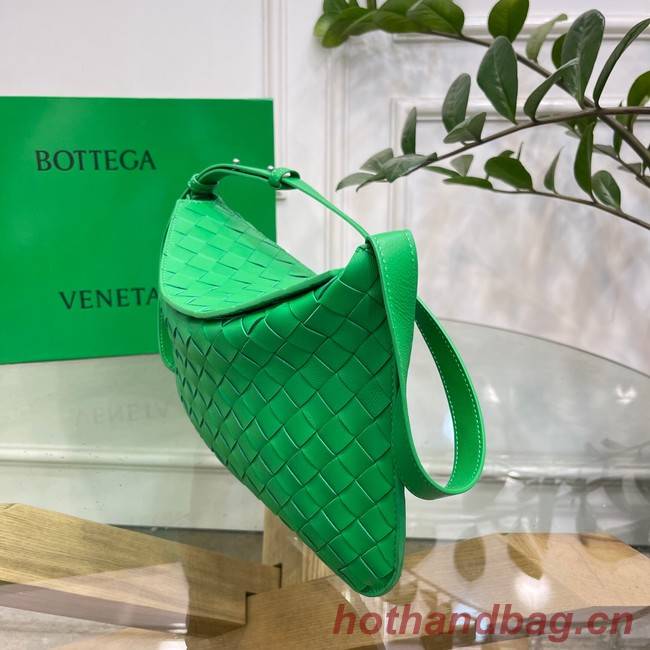 Bottega Veneta Intreccio leather shoulder bag 690226 Parakeet