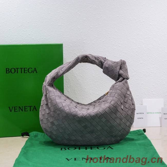 Bottega Veneta intrecciato suede top handle bag 690225 Thunder