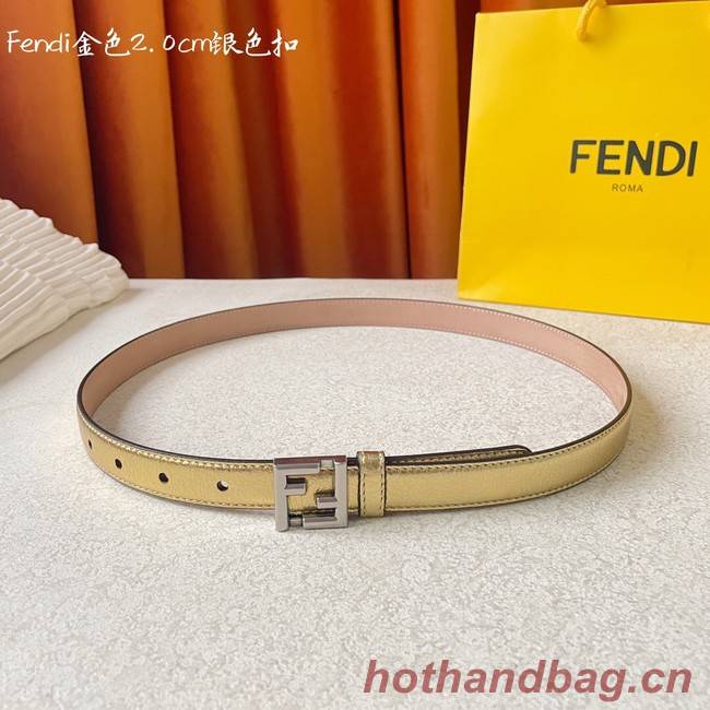 Fendi Leather Belt 20MM 2773