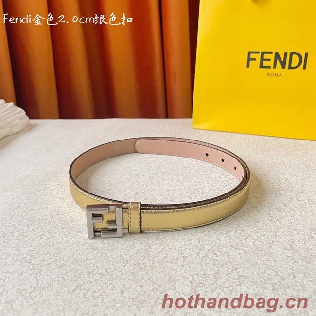 Fendi Leather Belt 20MM 2773