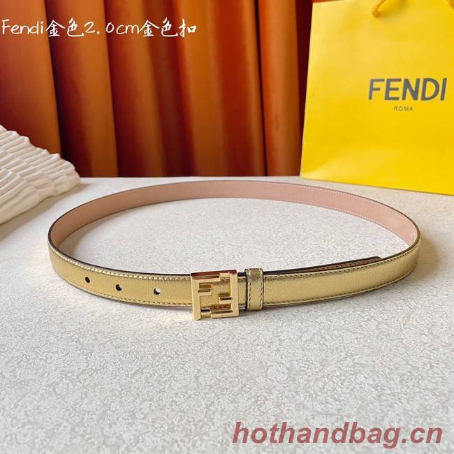 Fendi Leather Belt 20MM 2774