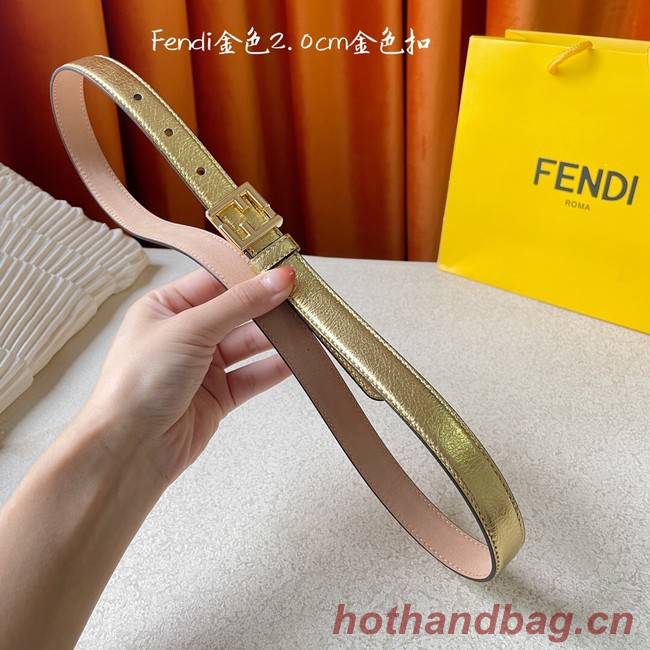 Fendi Leather Belt 20MM 2774