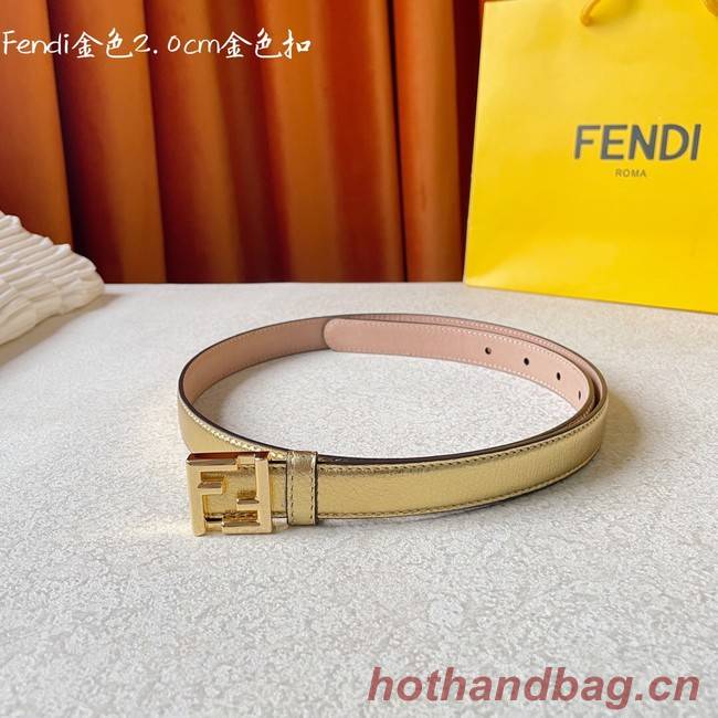 Fendi Leather Belt 20MM 2774