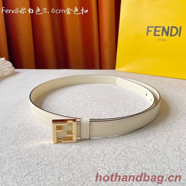 Fendi Leather Belt 20MM 2775