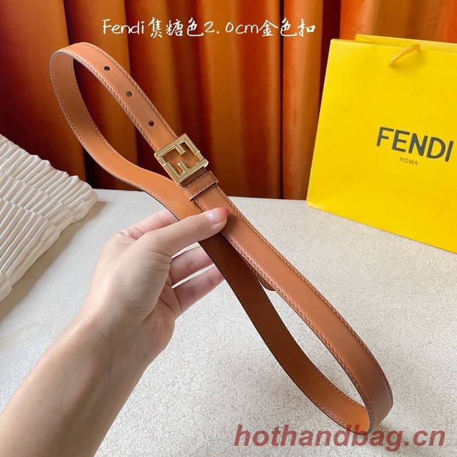 Fendi Leather Belt 20MM 2777