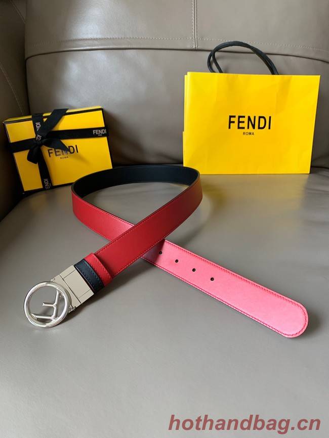 Fendi Leather Belt 34MM 2768