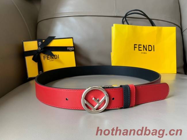 Fendi Leather Belt 34MM 2768