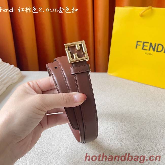 Fendi Leather Belt 20MM 2783