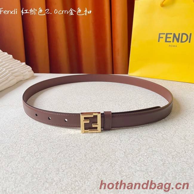 Fendi Leather Belt 20MM 2783