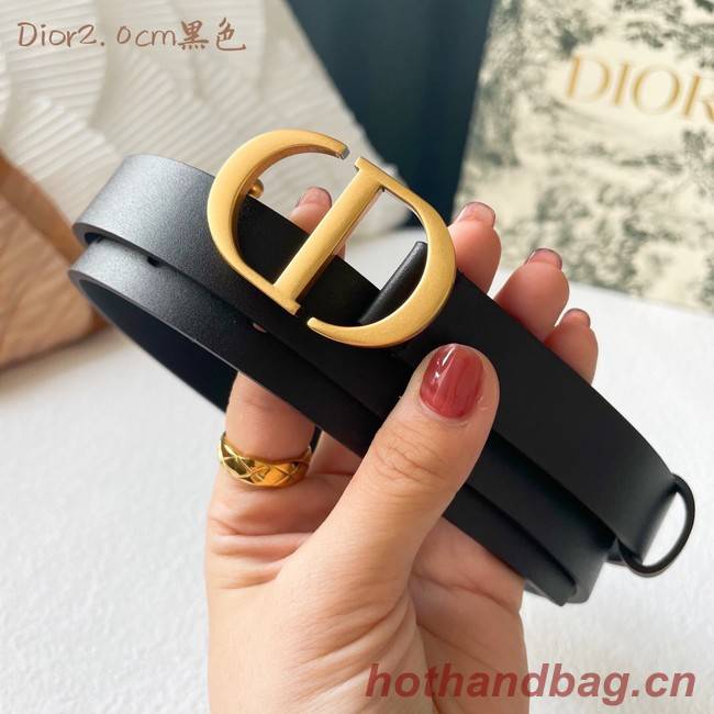 Dior Leather Belt 20MM 2795