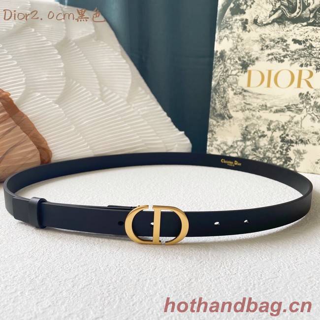 Dior Leather Belt 20MM 2795